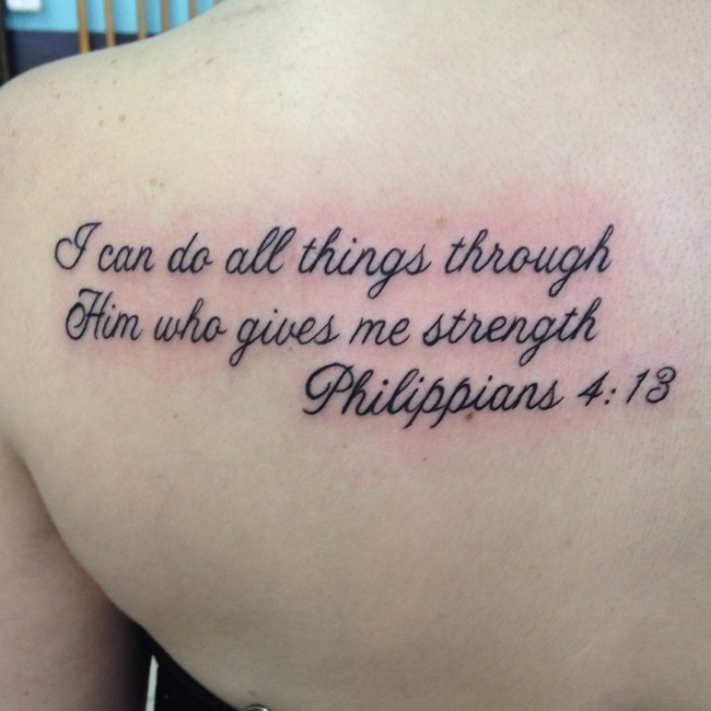 Tatouages de versets bibliques