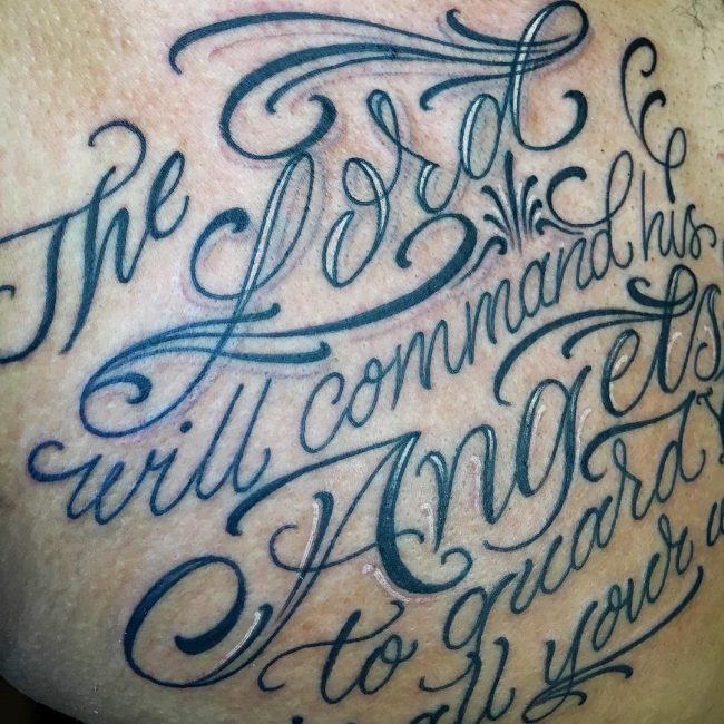 Tatouages de versets bibliques