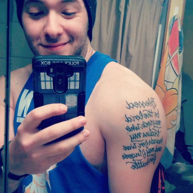 Tatouages de versets bibliques