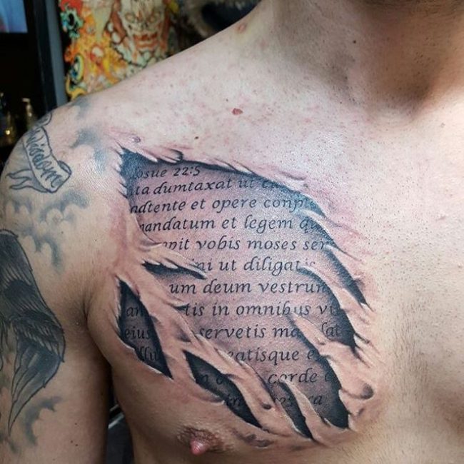 Tatouages de versets bibliques