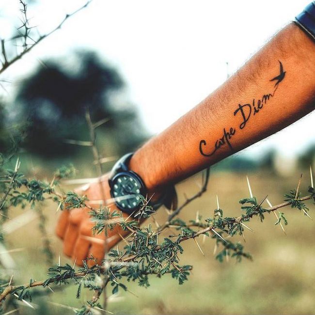 tatouage de carpe diem