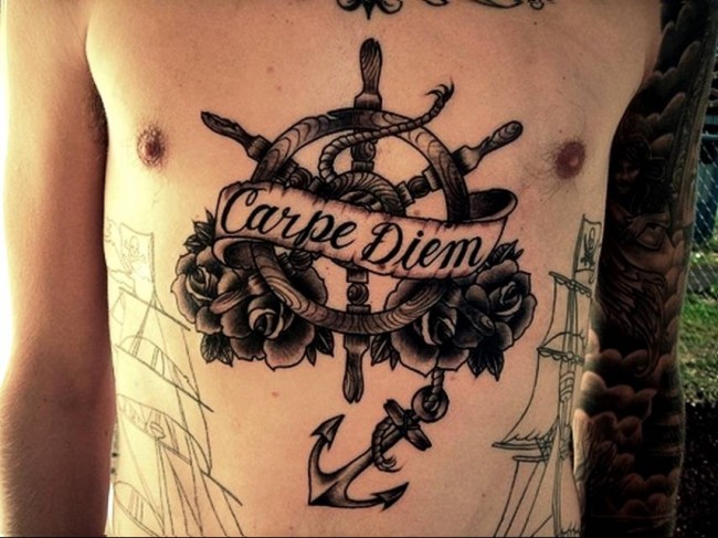 tatouage de carpe diem