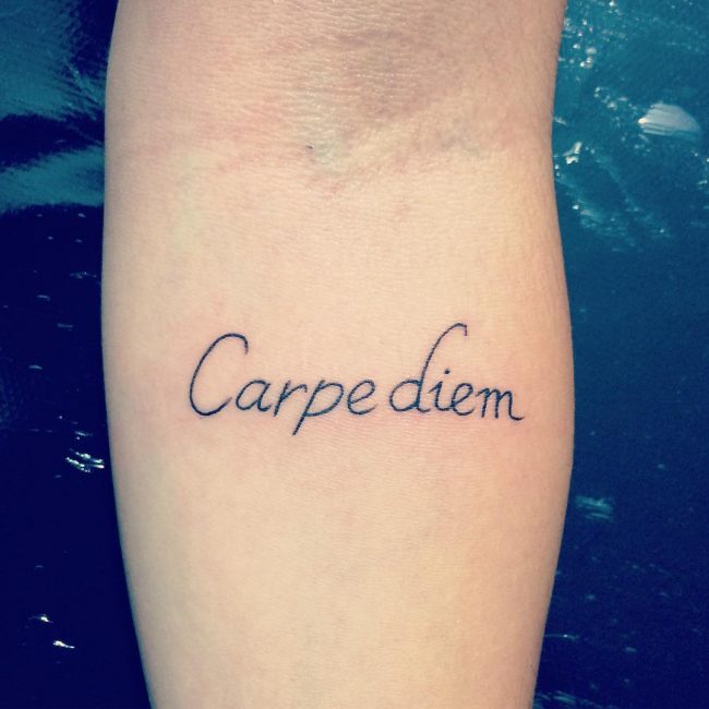 tatouage de carpe diem