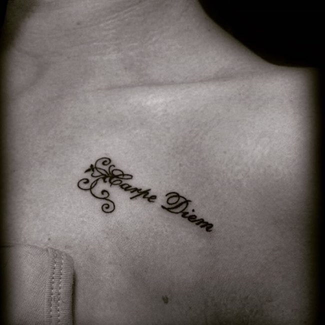 tatouage de carpe diem