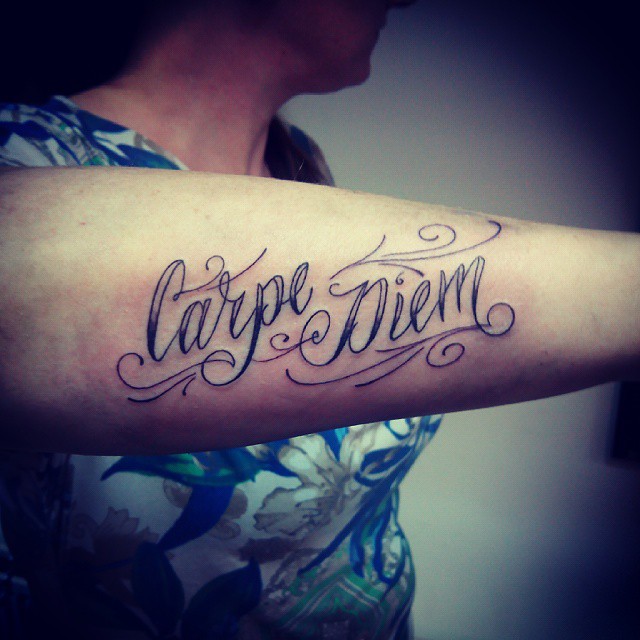 tatouage de carpe diem