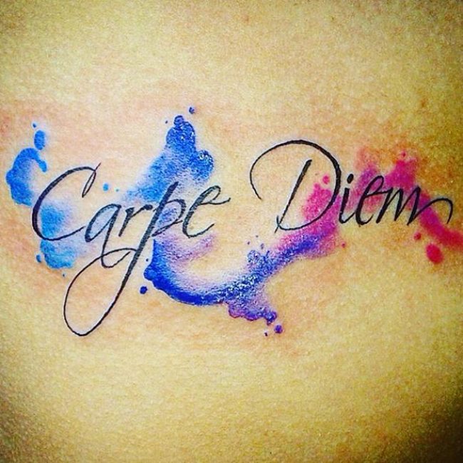 tatouage de carpe diem