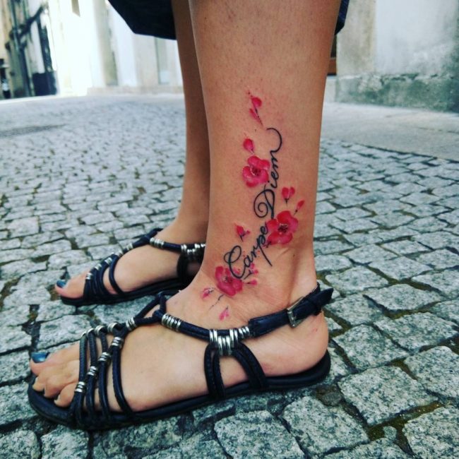 tatouage de carpe diem