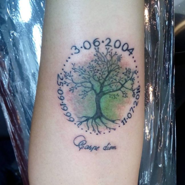 tatouage de carpe diem