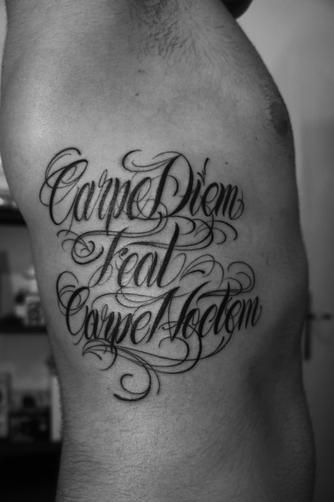 tatouage de carpe diem