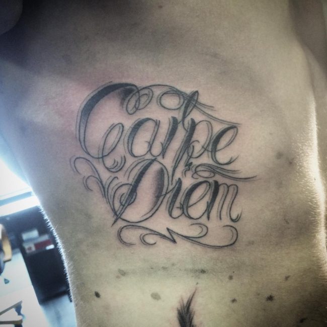 tatouage de carpe diem