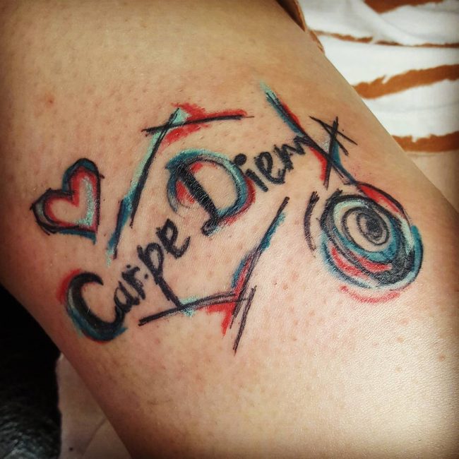 tatouage de carpe diem