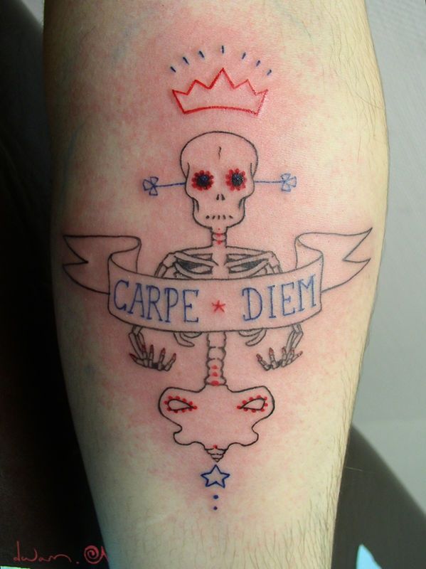 tatouage de carpe diem