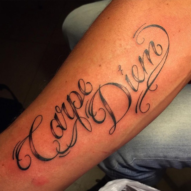 tatouage de carpe diem