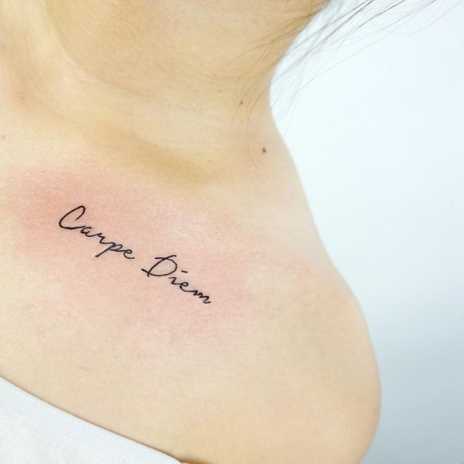 tatouage de carpe diem