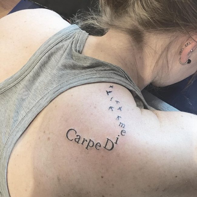 tatouage de carpe diem