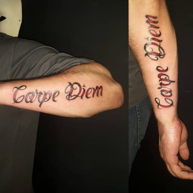 tatouage de carpe diem