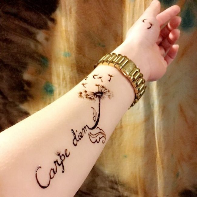 tatouage de carpe diem