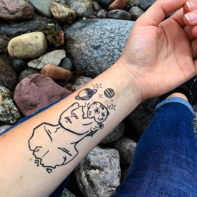 Faux tatouage 69