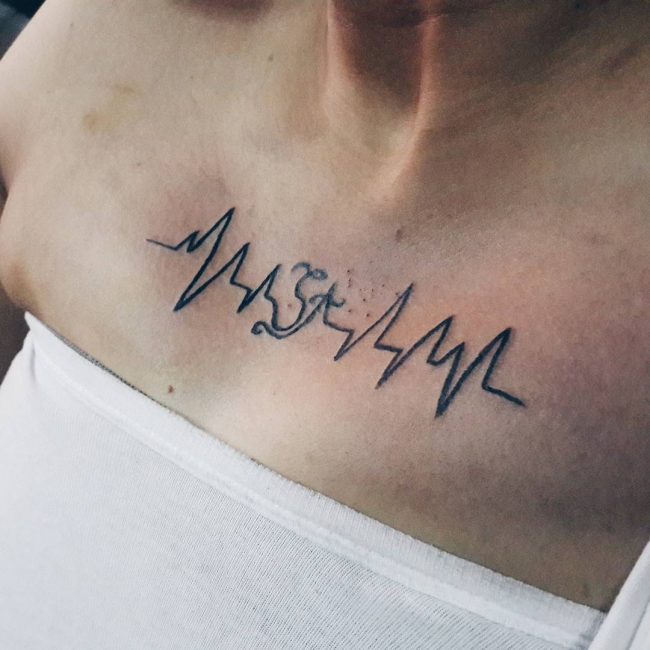 Tatouage De Battement De Coeur