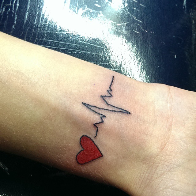 Tatouage De Battement De Coeur