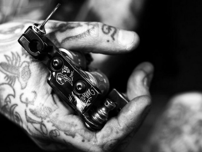 pistolet de tatouage