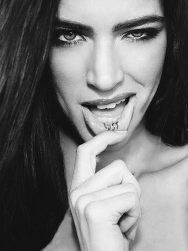 tatouage des lèvres