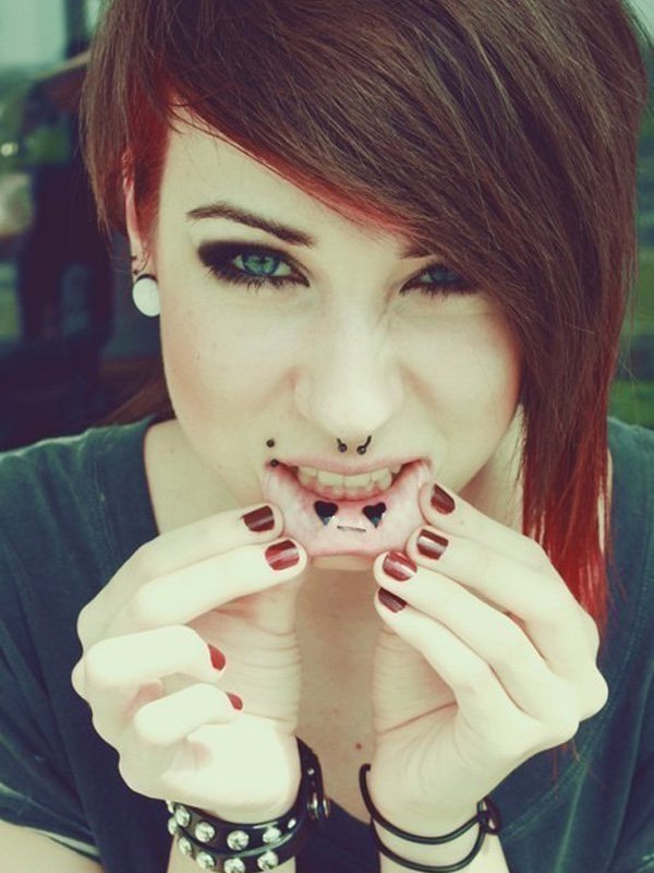 tatouage des lèvres