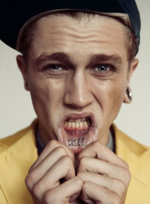 tatouage des lèvres