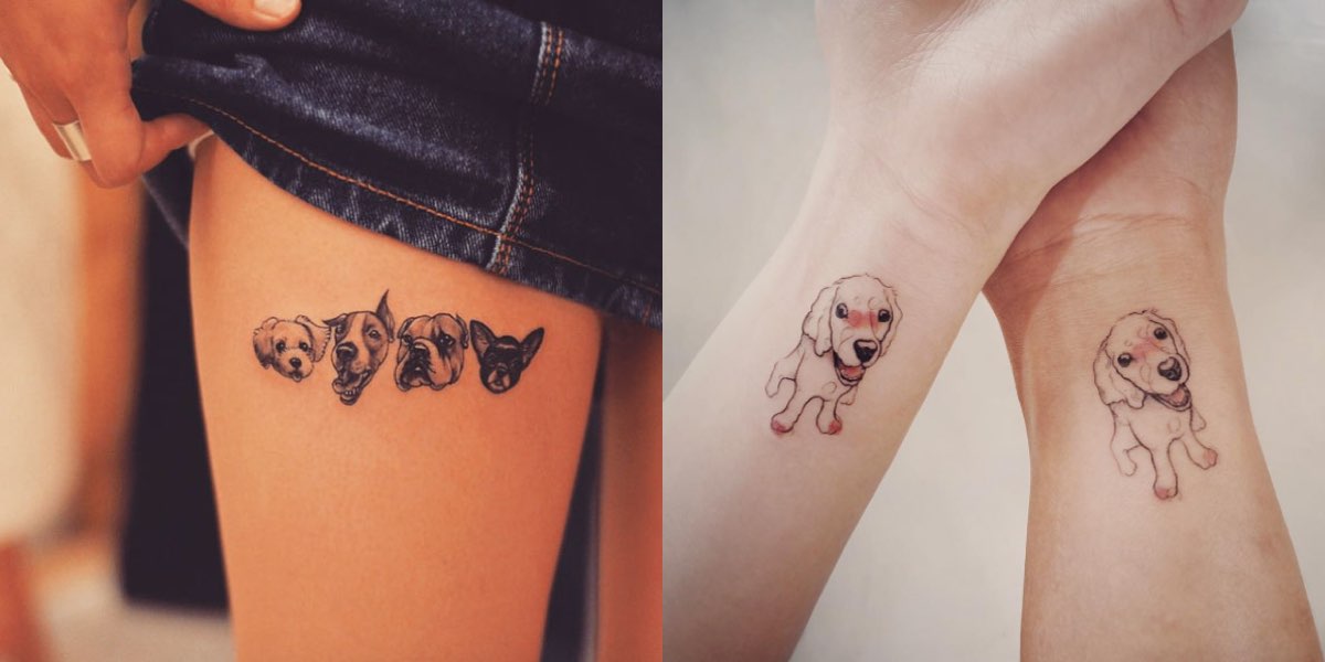 tatouages ​​de chien
