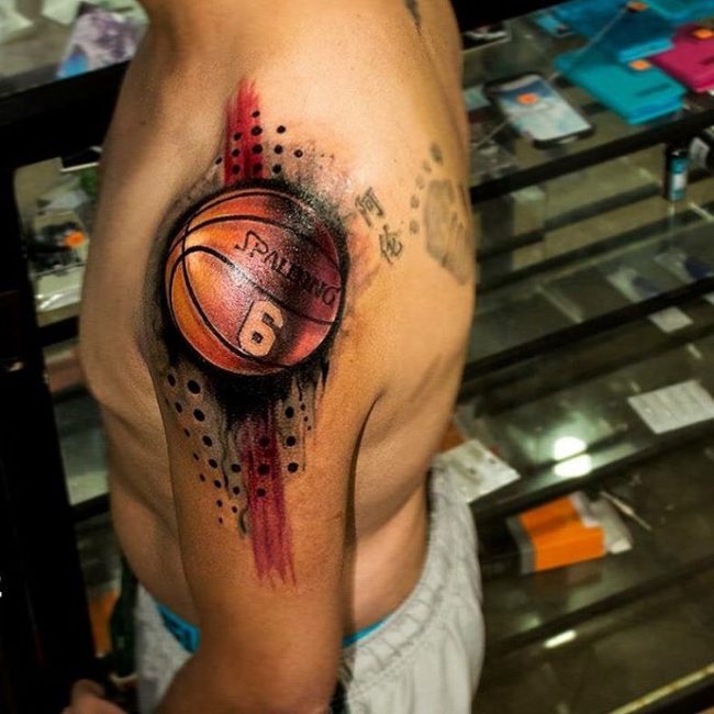 Tatouage De Basket-ball