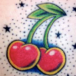 tatouage de cerise