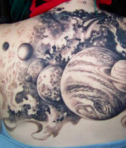 tatouage galaxie