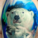 Tatouage ours polaire