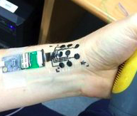 tatouage de circuit électrique