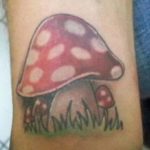 tatouage de champignon