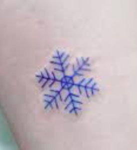 tatouage de flocon de neige
