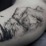tatouage de montagne
