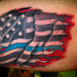tatouage de drapeau