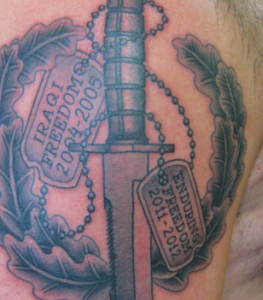tatouage de l'armée