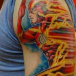 tatouage de super-héros