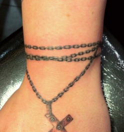 tatouage de chaîne