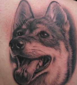 tatouage de chien