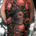 tatouage de crâne